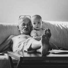 Estas fotografías te demostrarán que el amor entre abuelos y nietos es infinito