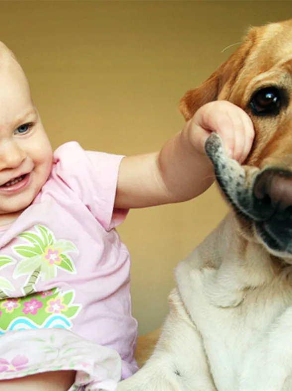 25 imágenes que prueban que niños y mascotas están hechos los unos para los otros