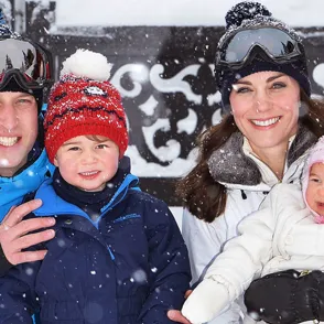 Kate And Will Share New Pictures Of Prince George And Princess Charlotte On A Skiing Trip