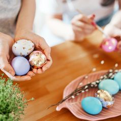 Ostereier-DIY für Klein & Groß: Stylische Ostereier zum Selbermachen