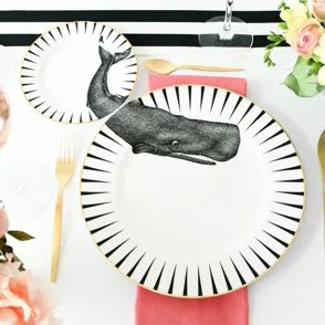 ¡Todos a la mesa! La vajilla de porcelana fina más salvaje del mundo