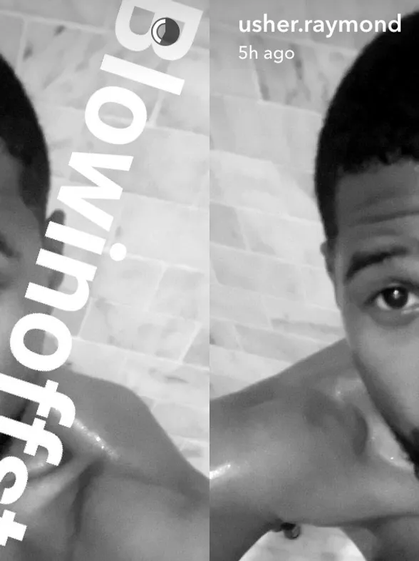 Usher Just Introduced Everyone On SnapChat, And Now The World, To Usher Jr