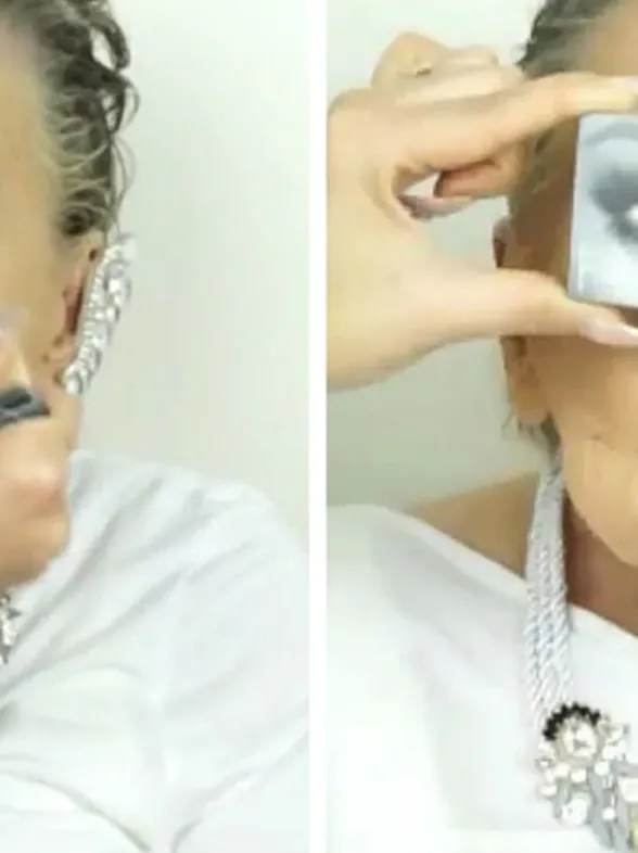 Esta abuela de 80 años pidió a su nieta que la maquillase. El resultado te dejará con la boca abierta