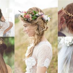 15 coiffures parfaites pour un mariage repérées sur Pinterest
