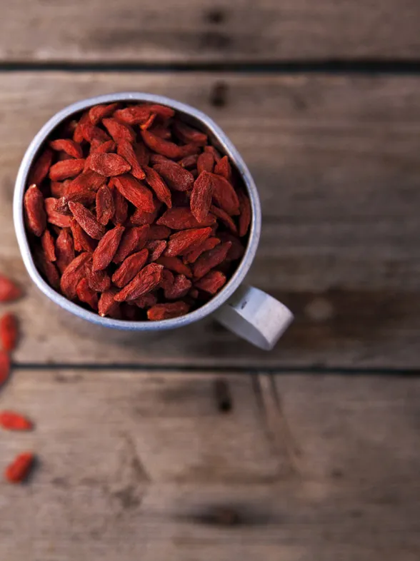Mascarillas naturales energizantes con bayas de Goji