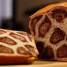Faça em casa: pão de leite leopardo