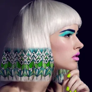 ¡Píntate el pelo! El hairstencil convierte tu cabello en el mejor lienzo