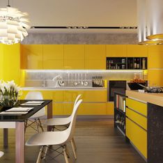 Cocinas amarillas, ¡el optimismo llega a tu casa!