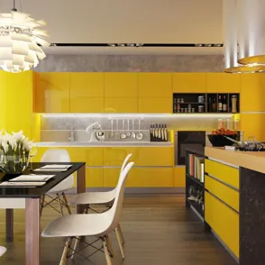 Cocinas amarillas, ¡el optimismo llega a tu casa!