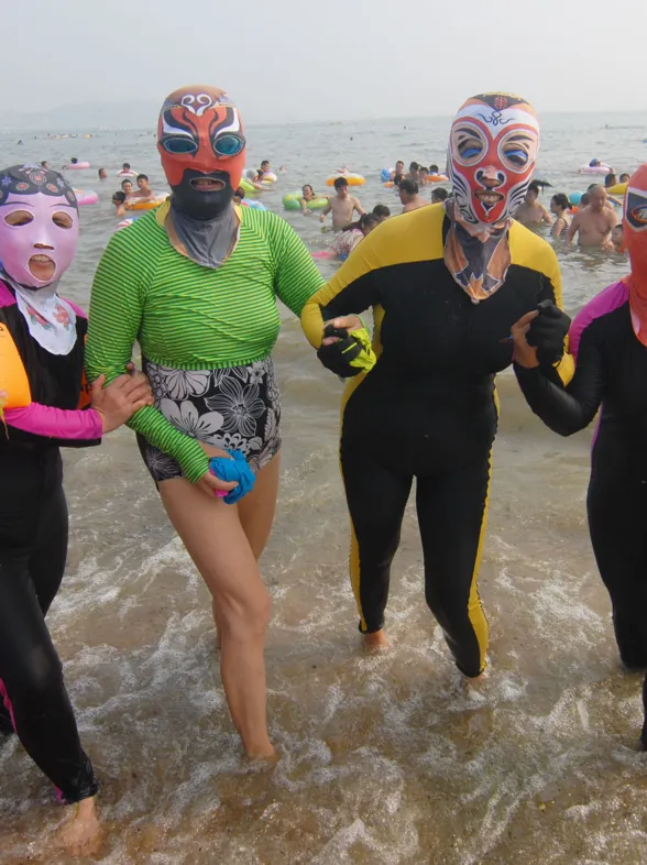 Facekini: tendencia de moda para ser el centro de atención