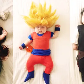 Este bebé no imagina en lo que se transforma mientras duerme