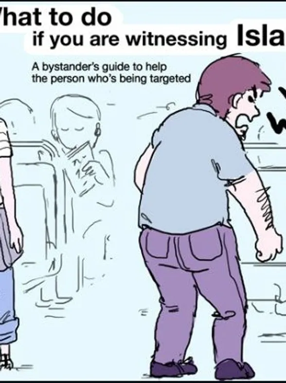 Una ilustradora gráfica crea una guía rápida para luchar contra la islamofobia