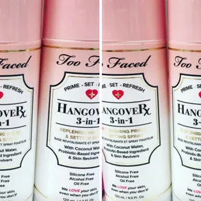 This Too Faced Setting Spray Promises To Hide Your Hangover