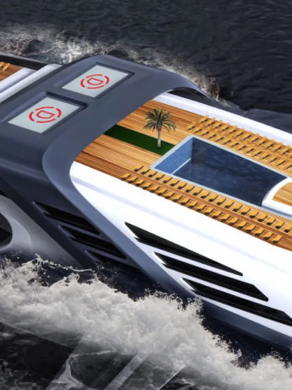 Seataci, un yate de lujo ecológico inspirado en las ballenas