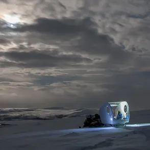 ¿Te gustaría dormir bajo la aurora boreal?