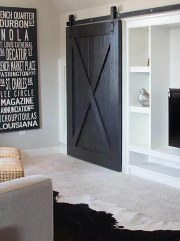 Puertas de granero, una pincelada rústica en la decoración de tu hogar