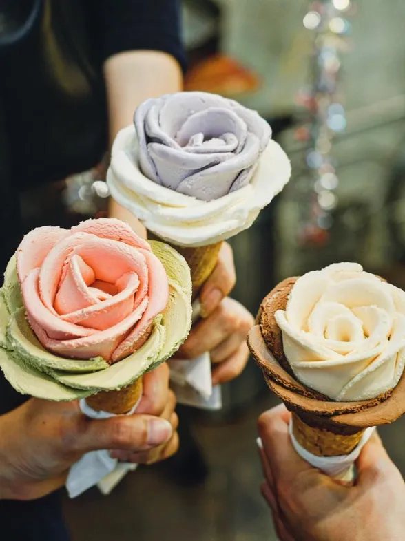 Gelato flower, la tendencia helada que triunfa en Instagram