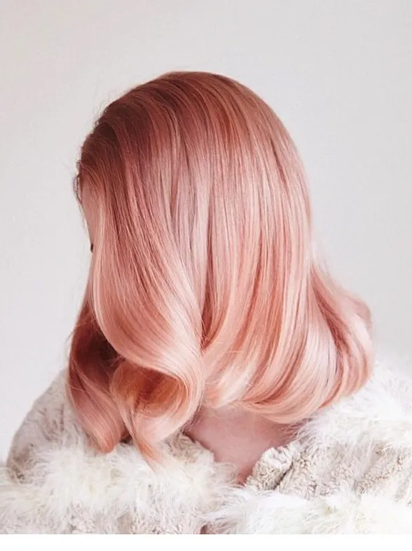 Picture-Proof Rose Gold Is THE Hair Colour Of 2017