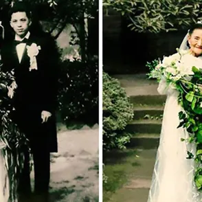 ¡Felices para siempre! Estas parejas recrean sus fotos después de muchos años juntos