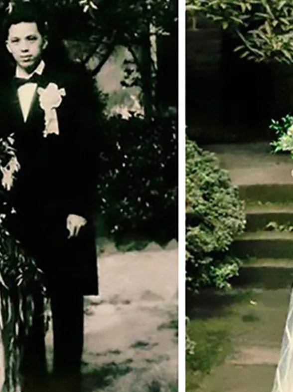 ¡Felices para siempre! Estas parejas recrean sus fotos después de muchos años juntos