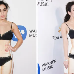 Charli XCX y su disfraz para la fiesta de los Grammy, peor look de la semana