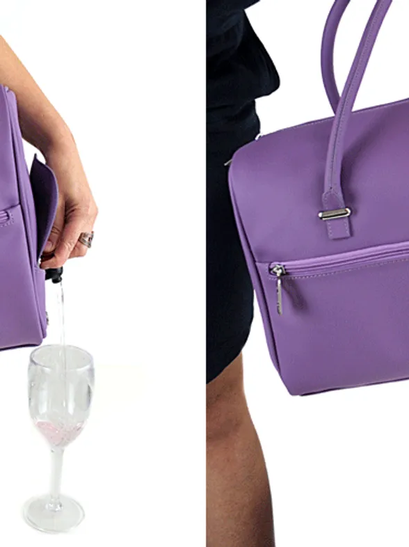This Wine Handbag Could Be The Most Fashionable Way To Drink Vino Yet