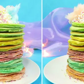 Unicorn Pancakes Are A Thing Now Because Of Course They Are