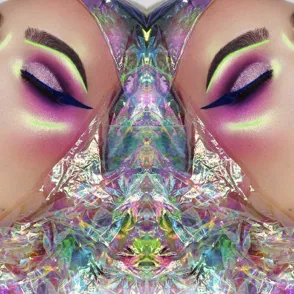 Get Ready To Light Up The Room With This Neon Make-up Trend