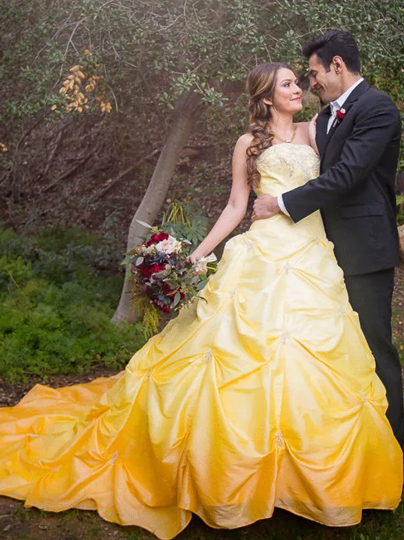 This Beauty & The Beast Wedding Shoot Is What Disney Dreams Are Made Of