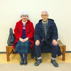 La pareja de abuelitos conjuntados que ha enamorado a Instagram