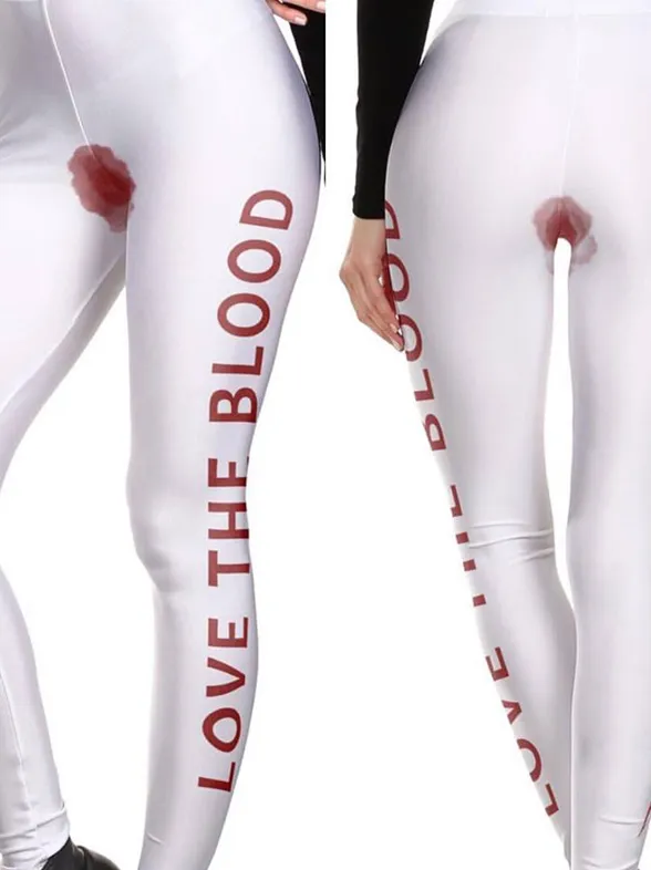 Period Blood-stained Leggings Are Being Sold And There's Just No Need