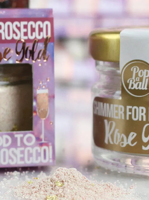 You Can Now Buy Rose Gold Shimmer To Put In Your Prosecco And It Is So Extra