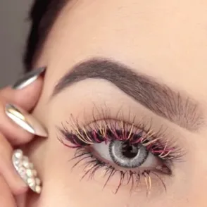 DIY Rainbow Eyelashes Are Here And They're Festival AF