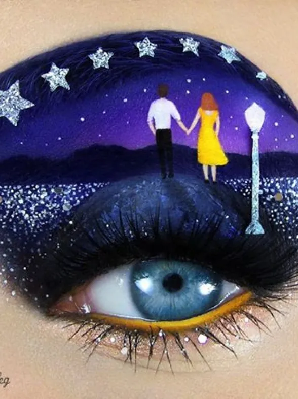 Las mejores películas de Hollywood convertidas en maquillaje de ojos