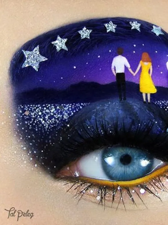Las mejores películas de Hollywood convertidas en maquillaje de ojos