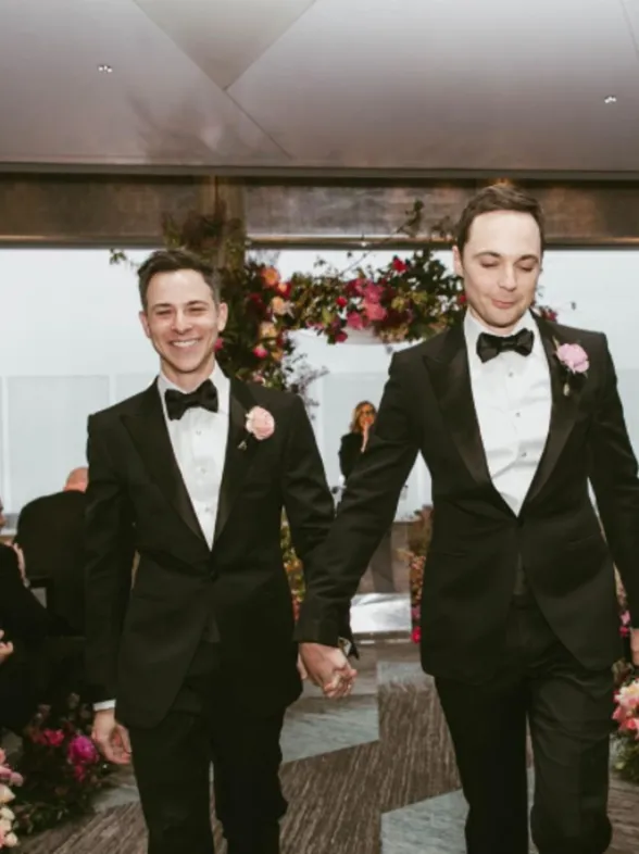 Así fue la gran boda de Jim Parsons con su novio de toda la vida