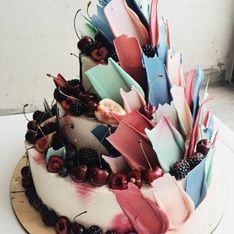 Brushstroke, las tartas rusas que desafían la gravedad y encantan en Instagram