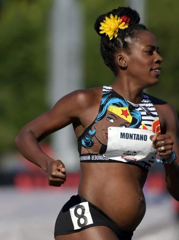 Alysia Montaño, la atleta que ha competido embarazada de 5 meses