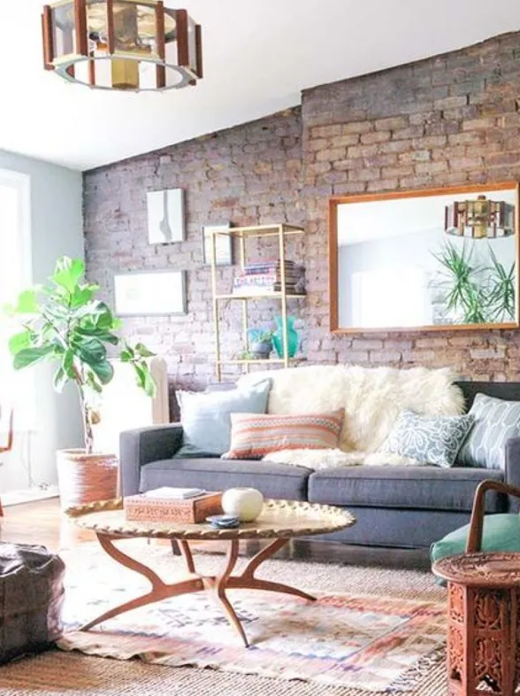 Paredes de ladrillo visto: aprende a integrarlas en tu decoración