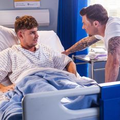 Hollyoaks 02/08 - Ryan Visits Ste In Hospital