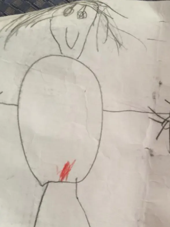 Five-year-old Boy Drew A Picture Of His Mum On Her Period And He Deserves A Medal