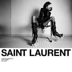 ¡Tus looks sobre ruedas! Los nuevos zapatos-patines de Saint Laurent