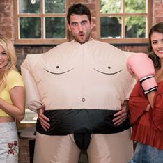 Hollyoaks 01/09 - Damon Makes It Up To Holly - With A Fat Suit And Boxing Gloves!
