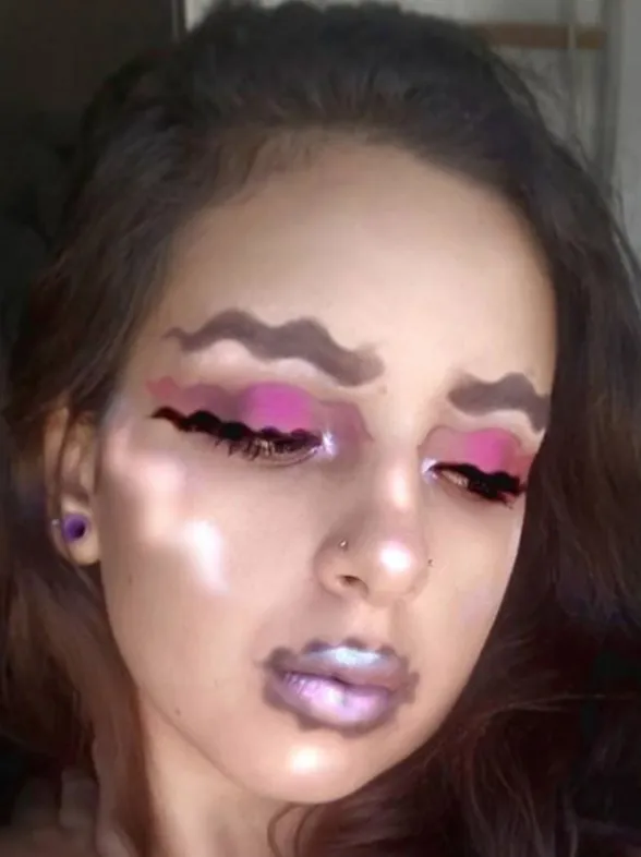 Full Squiggle Make-Up Is The Next Beauty Trend Wriggling Its Way Onto Your Face and Instagram Feed