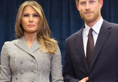 Melania Trump fait un sans-faute vestimentaire pour rencontrer le Prince Harry