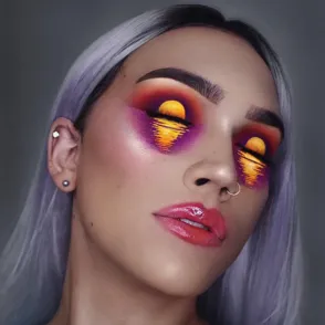 Esta Instagramer hace cosas realmente increíbles con sus paletas de sombras