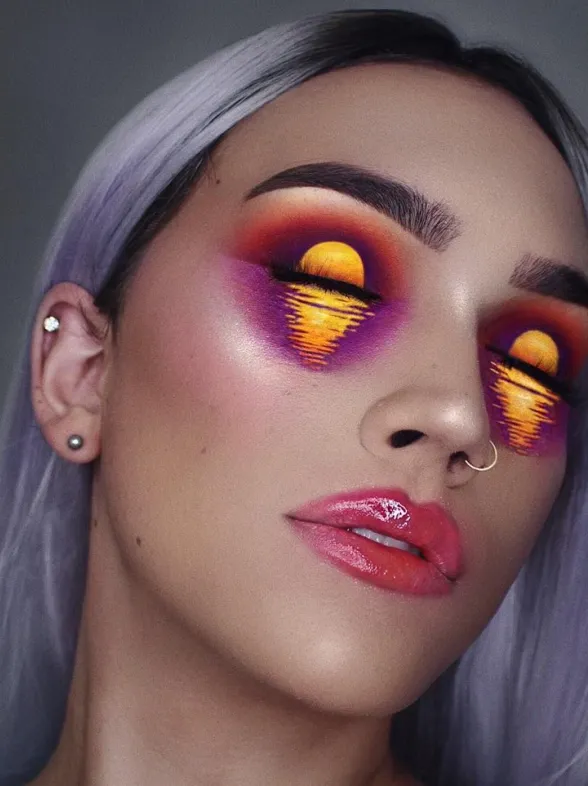 Esta Instagramer hace cosas realmente increíbles con sus paletas de sombras