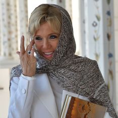 Brigitte Macron, très élégante dans un smoking blanc à Abu Dhabi (Photos)
