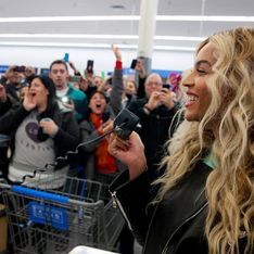 Beyoncé : Un passage surprise au supermarché pour gâter ses fans (Photos)