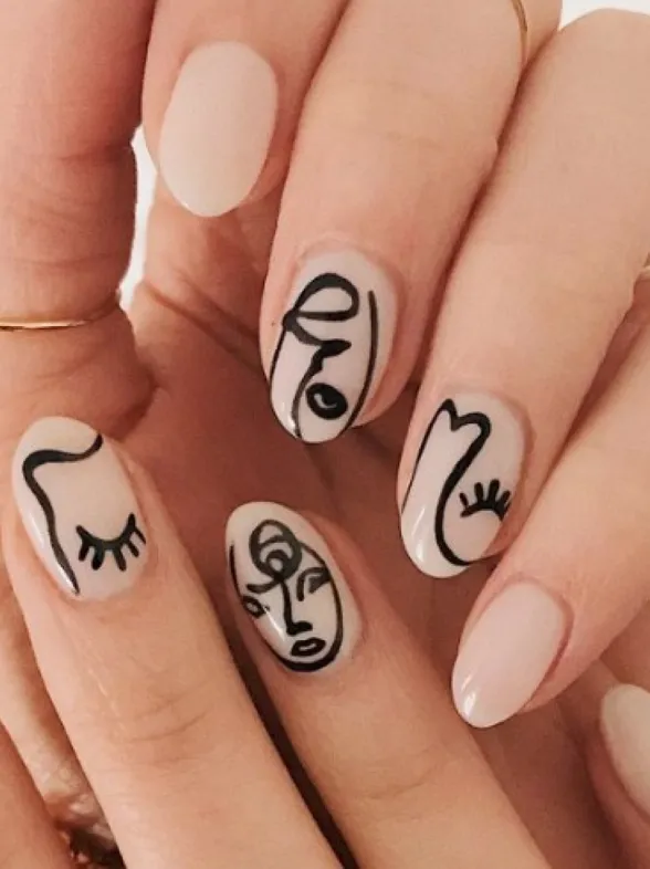 'Picasso nails', el diseño de uñas más artístico que triunfa en la red
